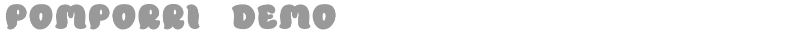 Pomporri font preview